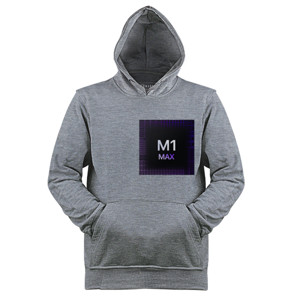 Jaket Hoodie Kaos Premium Apple M1 Max Logo