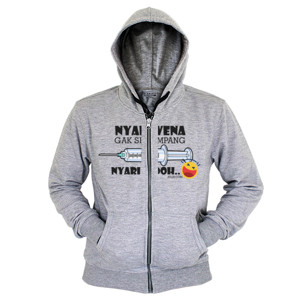 Hoodie Zipper KAOS ATLM KODE P-10