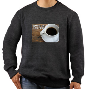 Jaket Sweater TIME IS COFFEE 2