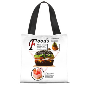 Tas Tote Fullprint Tas totebag fullprint kuliner