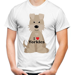 Kaos Yorkshire Terrier Dog Love Yorkies