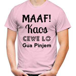 Kaos Masculine Pink