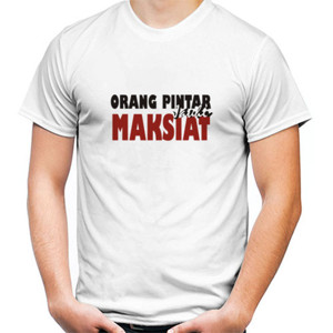 Kaos Design Jauhi Maksiat