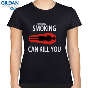 Kaos Design Warning Smoking