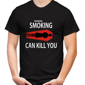 Kaos Design Warning Smoking