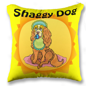 Bantal Cushion Shaggy Dog
