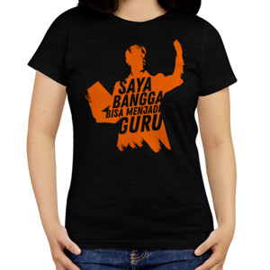 Kaos Saya Bangga Jadi Guru - Orange