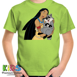 Kaos pocohontas with animal