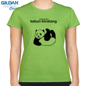 Kaos jaket minimu  tertulis kebun binatang