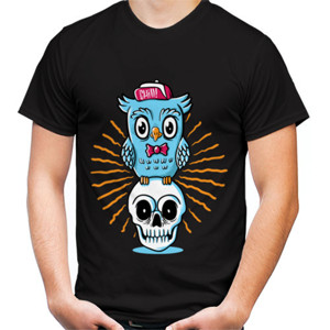 Kaos Burung Hantu Tengkorak