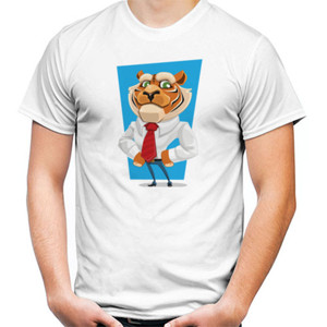 Kaos Tiger Cartoon