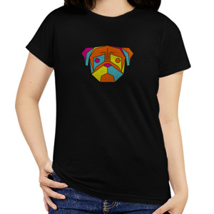 Kaos Geometric Dog