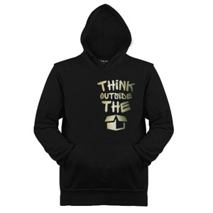Jaket Hoodie Quote Motivasi Think Outside The Box