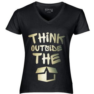 Kaos Quote Motivasi Think Outside The Box