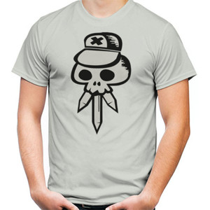 Kaos Pencil Skull