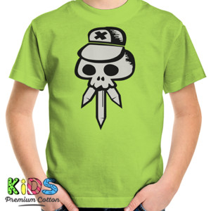 Kaos Pencil Skull