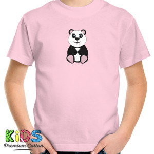 Kaos Panda pink cute