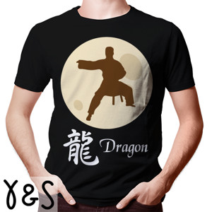 Kaos Kungfu Dragon Naga Martial Arts Bruce Lee