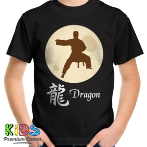 Kaos Kungfu Dragon Naga Martial Arts Bruce Lee