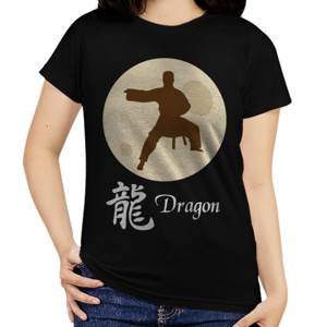 Kaos Kungfu Dragon Naga Martial Arts Bruce Lee