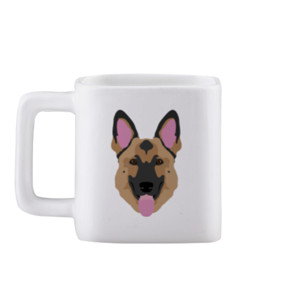 Mug Kotak 3 Face Dog