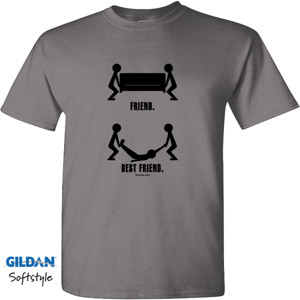 Kaos Friend Best Friend (Black)