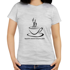 Kaos Ngopi pahit