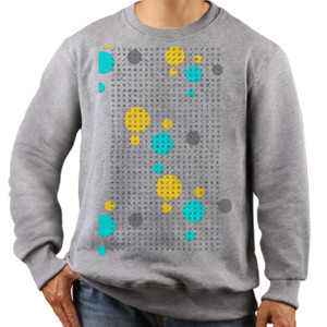 Jaket Sweater Pulkadot