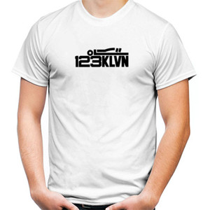 Kaos Kaos Distro 123KLVN Putih