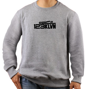 Jaket Sweater Kaos Distro 123KLVN Putih