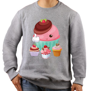 Jaket Sweater Cup Cake Lover