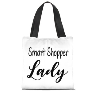 Tas Tote Fullprint Tote Smart Shopped Lady