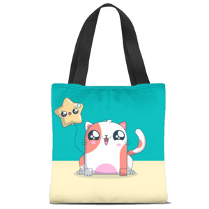 Tas Tote Fullprint Kucing ku