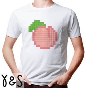 Kaos Peach - Pixel Fruit Series Tees
