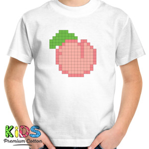 Kaos Peach - Pixel Fruit Series Tees