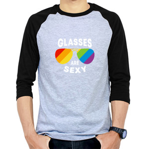 Kaos Raglan Sexy Glasses