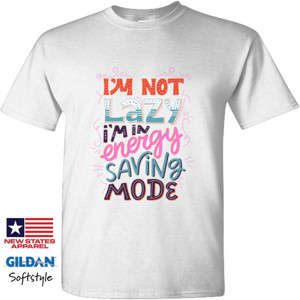 Kaos Gildan Soft Style I'm Not Lazy