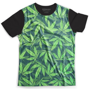 Kaos Fullprint Weed pattern
