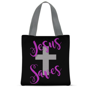 Tas Tote Fullprint Jesus Saves