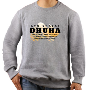 Jaket Sweater Ayo Shalat Dhuha