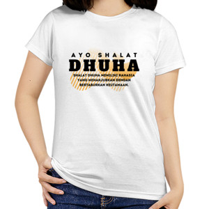 Kaos Ayo Shalat Dhuha