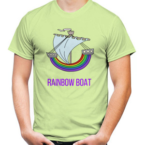 Kaos Rainbow Boat