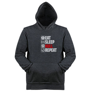 Jaket Hoodie Eat Sleep Hull