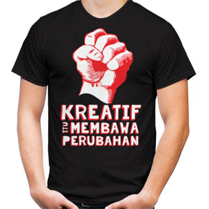 Kaos ini baru kreatif merah putih