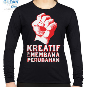 Kaos ini baru kreatif merah putih