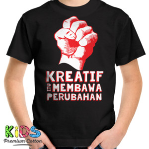 Kaos ini baru kreatif merah putih