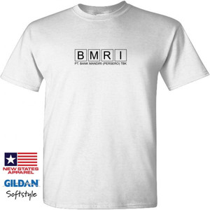 Kaos BMRI PT Bank Mandiri (Persero) TBK VR Gildan Light