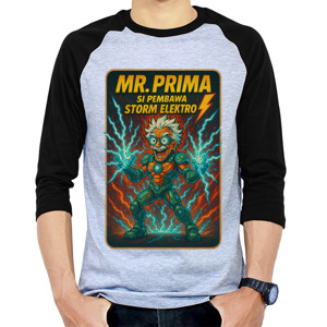 Kaos Raglan Action Prima