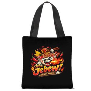 Tas Tote Fullprint Mie Jebew! – Pedesnya Nampol