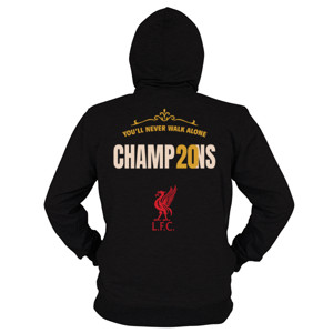 Hoodie Zipper Liverpool Champions 2025